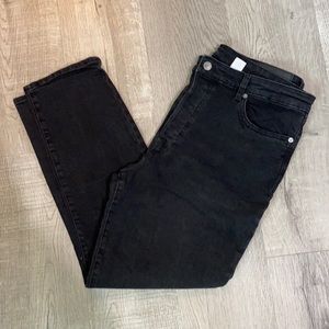 H&M Black Mom Jeans ultra high waist US14